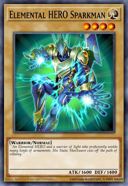 Elemental HERO Sparkman, Ra Yellow Mega Pack RYMP-EN003