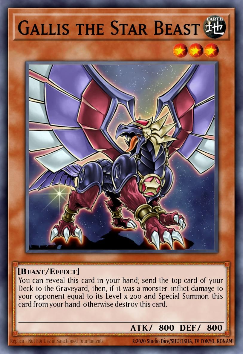 Gallis the Star Beast, Ra Yellow Mega Pack RYMP-EN013