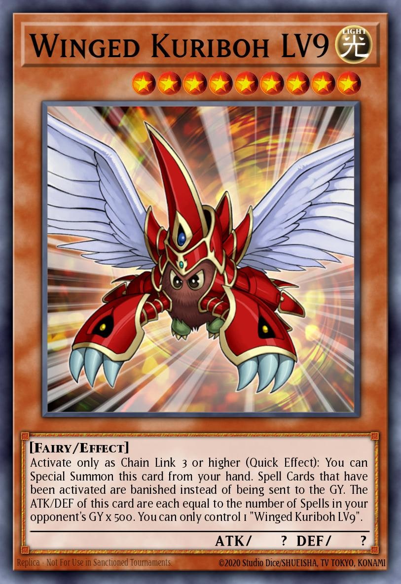 Winged Kuriboh LV9, Ra Yellow Mega Pack RYMP-EN014