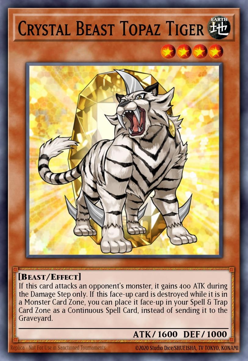 Crystal Beast Topaz Tiger, Ra Yellow Mega Pack RYMP-EN043