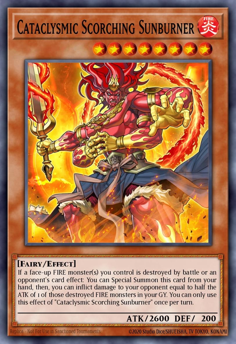 Cataclysmic Scorching Sunburner, Savage Strike SAST-EN028