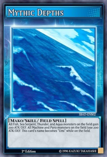 Mythic Depths, Speed Duel: Attack from the Deep SBAD-ENS02
