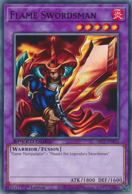 Flame Swordsman, Speed Duel: Streets of Battle City SBC1-ENB22