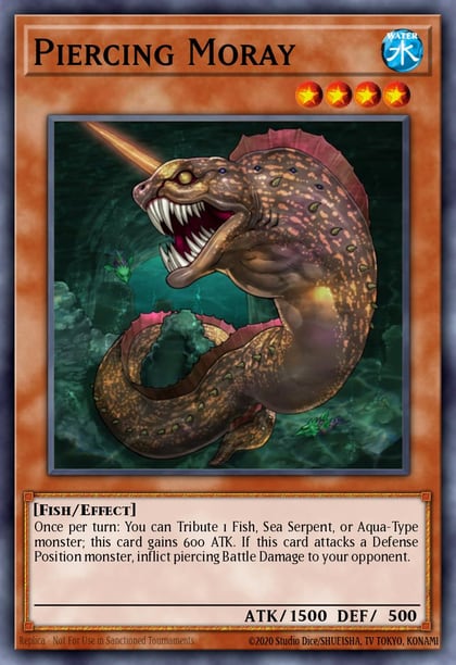Piercing Moray, Speed Duel: Streets of Battle City SBC1-ENC06