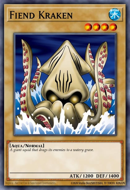Fiend Kraken, Speed Duel: Streets of Battle City SBC1-ENC08
