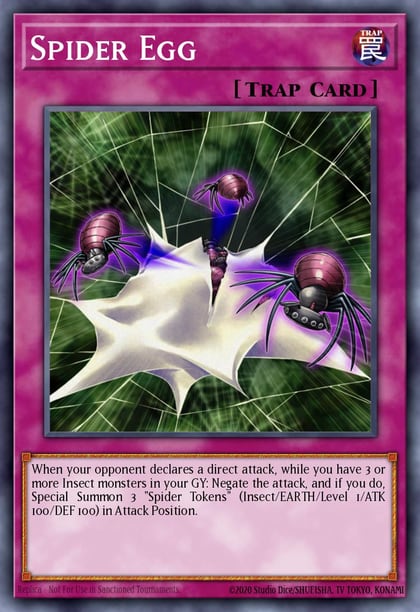Spider Egg, Speed Duel: Streets of Battle City SBC1-END17