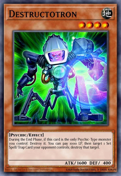 Destructotron, Speed Duel: Streets of Battle City SBC1-ENE05