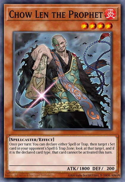 Chow Len the Prophet, Speed Duel: Streets of Battle City SBC1-ENG03