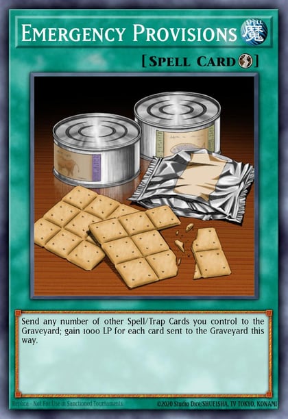 Emergency Provisions, Speed Duel: Streets of Battle City SBC1-ENH12