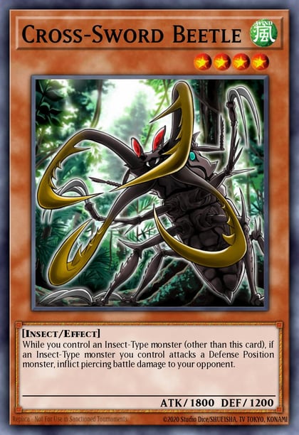 Cross-Sword Beetle, Speed Duel: Streets of Battle City SBC1-ENI04