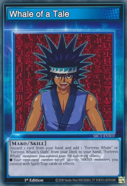 Whale of a Tale, Speed Duel: Streets of Battle City SBC1-ENS03