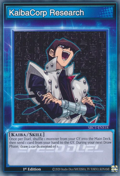 KaibaCorp Research, Speed Duel: Streets of Battle City SBC1-ENS18