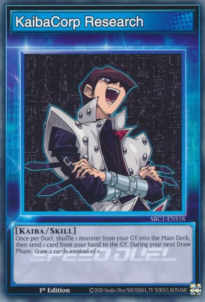 KaibaCorp Research, Speed Duel: Streets of Battle City SBC1-ENS18