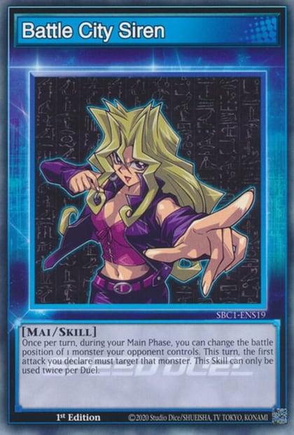 Battle City Siren, Speed Duel: Streets of Battle City SBC1-ENS19