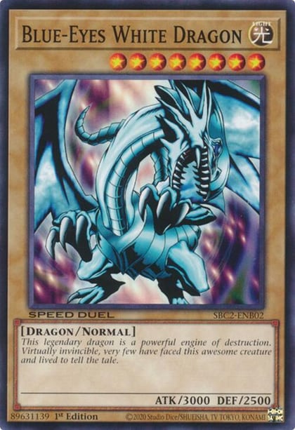 Blue-Eyes White Dragon, Speed Duel: Battle City Finals SBC2-ENB02