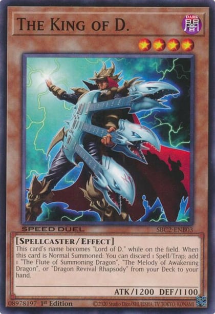 The King of D., Speed Duel: Battle City Finals SBC2-ENB03