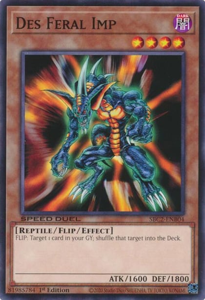 Des Feral Imp, Speed Duel: Battle City Finals SBC2-ENB04