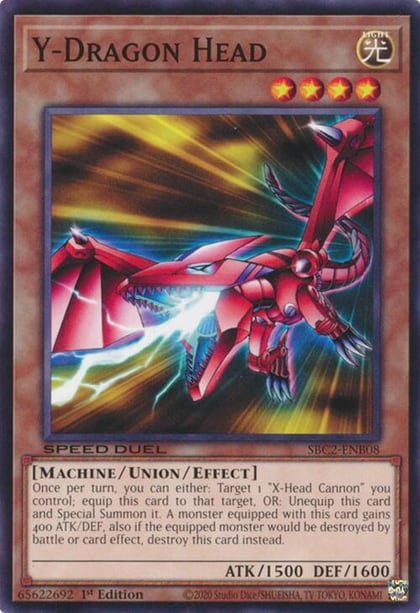 Y-Dragon Head, Speed Duel: Battle City Finals SBC2-ENB08