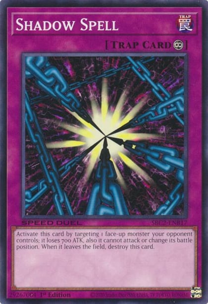 Shadow Spell, Speed Duel: Battle City Finals SBC2-ENB17