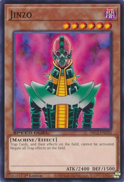 Jinzo, Speed Duel: Battle City Finals SBC2-ENC03
