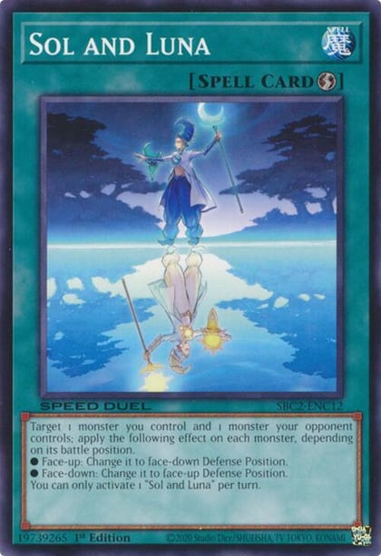Sol and Luna, Speed Duel: Battle City Finals SBC2-ENC12