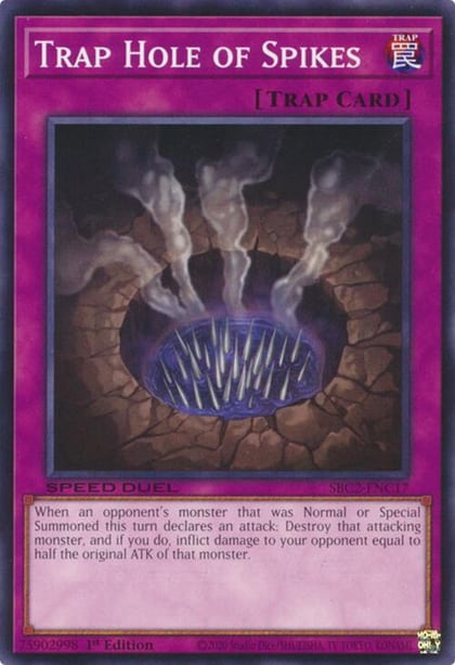 Trap Hole of Spikes, Speed Duel: Battle City Finals SBC2-ENC17