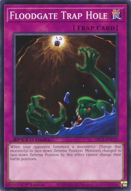 Floodgate Trap Hole, Speed Duel: Battle City Finals SBC2-ENC19
