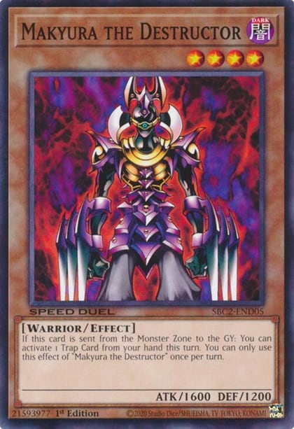 Makyura the Destructor, Speed Duel: Battle City Finals SBC2-END05