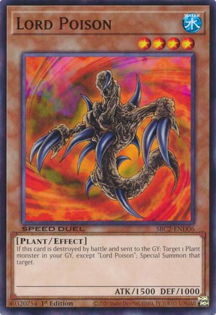 Lord Poison, Speed Duel: Battle City Finals SBC2-END06