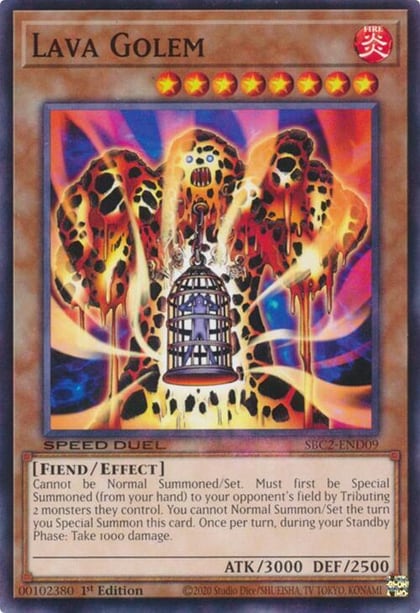 Lava Golem, Speed Duel: Battle City Finals SBC2-END09