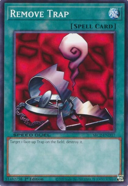 Remove Trap, Speed Duel: Battle City Finals SBC2-END17