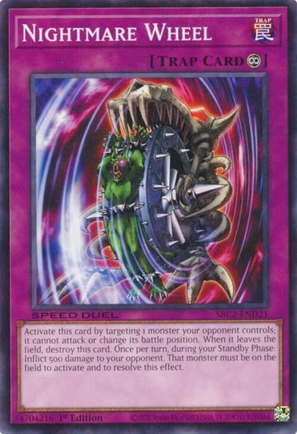 Nightmare Wheel, Speed Duel: Battle City Finals SBC2-END21
