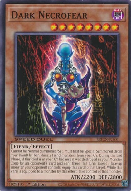 Dark Necrofear, Speed Duel: Battle City Finals SBC2-ENE01