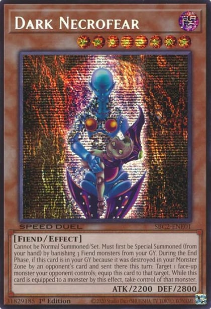 Dark Necrofear (PSR), Speed Duel: Battle City Finals SBC2-ENE01
