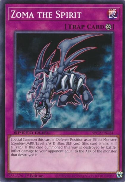 Zoma the Spirit, Speed Duel: Battle City Finals SBC2-ENE24