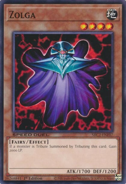 Zolga, Speed Duel: Battle City Finals SBC2-ENF07