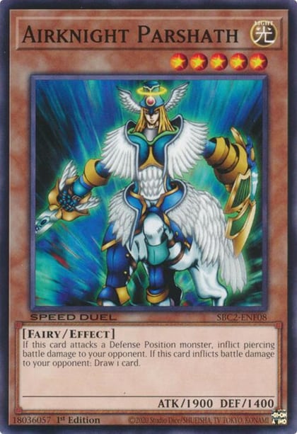 Airknight Parshath, Speed Duel: Battle City Finals SBC2-ENF08