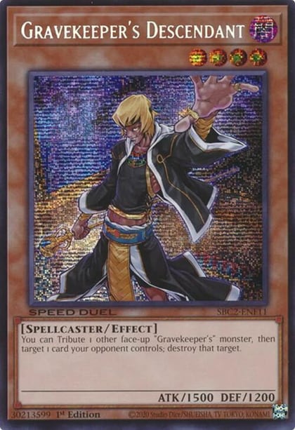 Gravekeeper's Descendant (PSR), Speed Duel: Battle City Finals SBC2-ENF11