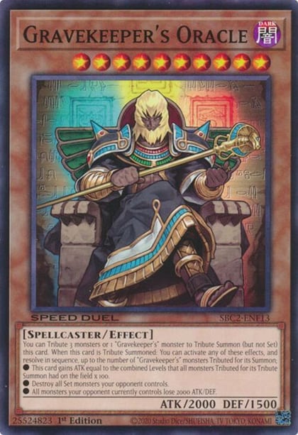 Gravekeeper's Oracle, Speed Duel: Battle City Finals SBC2-ENF13