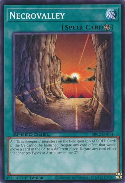 Necrovalley, Speed Duel: Battle City Finals SBC2-ENF14