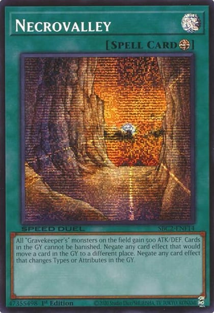 Necrovalley (PSR), Speed Duel: Battle City Finals SBC2-ENF14