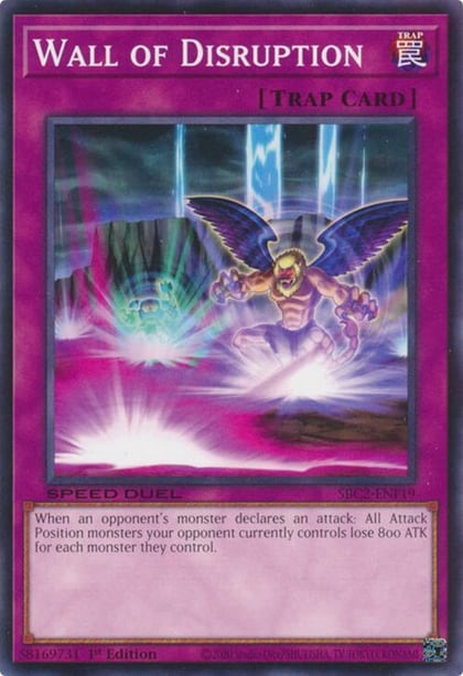 Wall of Disruption, Speed Duel: Battle City Finals SBC2-ENF19