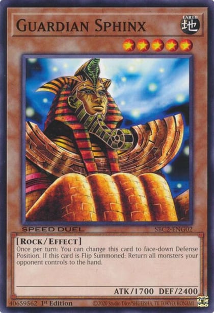 Guardian Sphinx, Speed Duel: Battle City Finals SBC2-ENG02