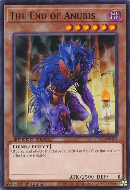 The End of Anubis, Speed Duel: Battle City Finals SBC2-ENG03
