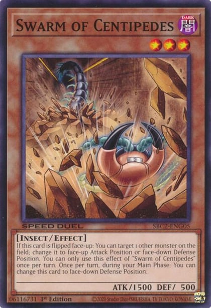 Swarm of Centipedes, Speed Duel: Battle City Finals SBC2-ENG05