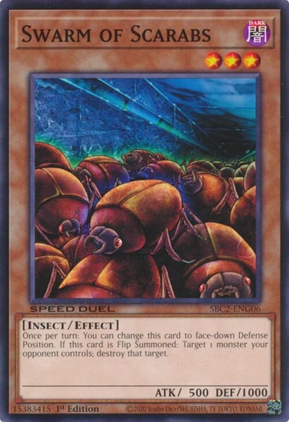 Swarm of Scarabs, Speed Duel: Battle City Finals SBC2-ENG06
