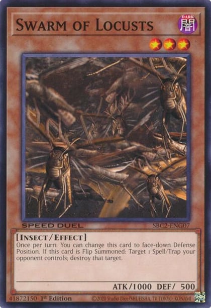 Swarm of Locusts, Speed Duel: Battle City Finals SBC2-ENG07