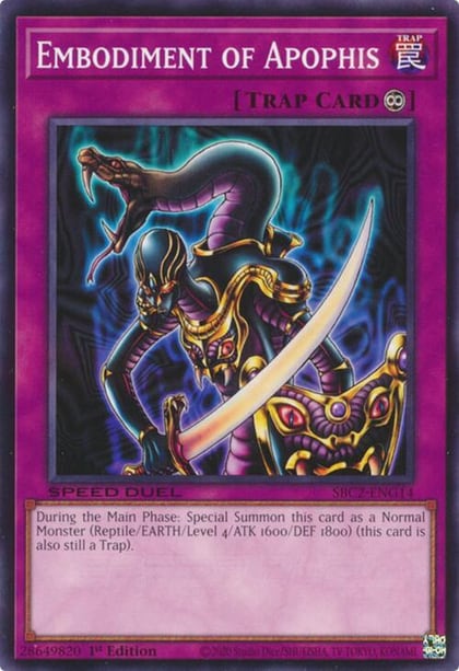 Embodiment of Apophis, Speed Duel: Battle City Finals SBC2-ENG14