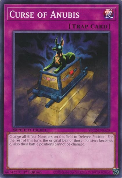 Curse of Anubis, Speed Duel: Battle City Finals SBC2-ENG20