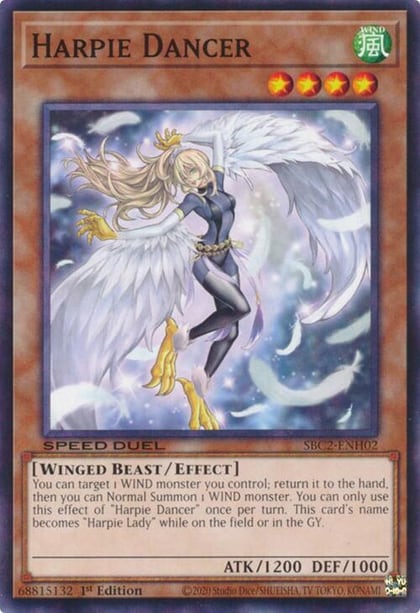 Harpie Dancer, Speed Duel: Battle City Finals SBC2-ENH02